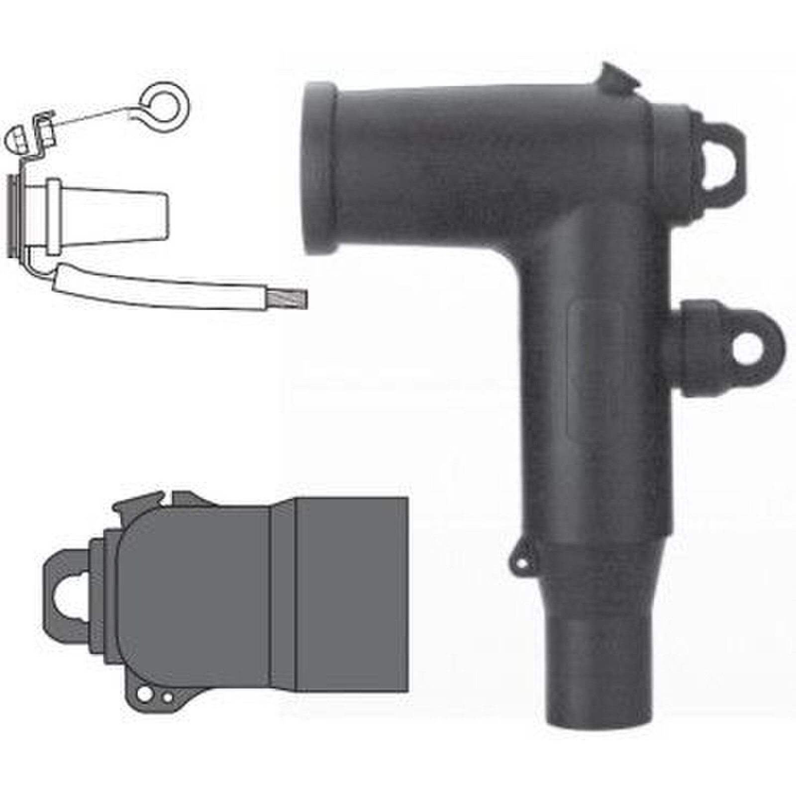 MV Screened Elbow - Interface "B" (Polymeric Cables)